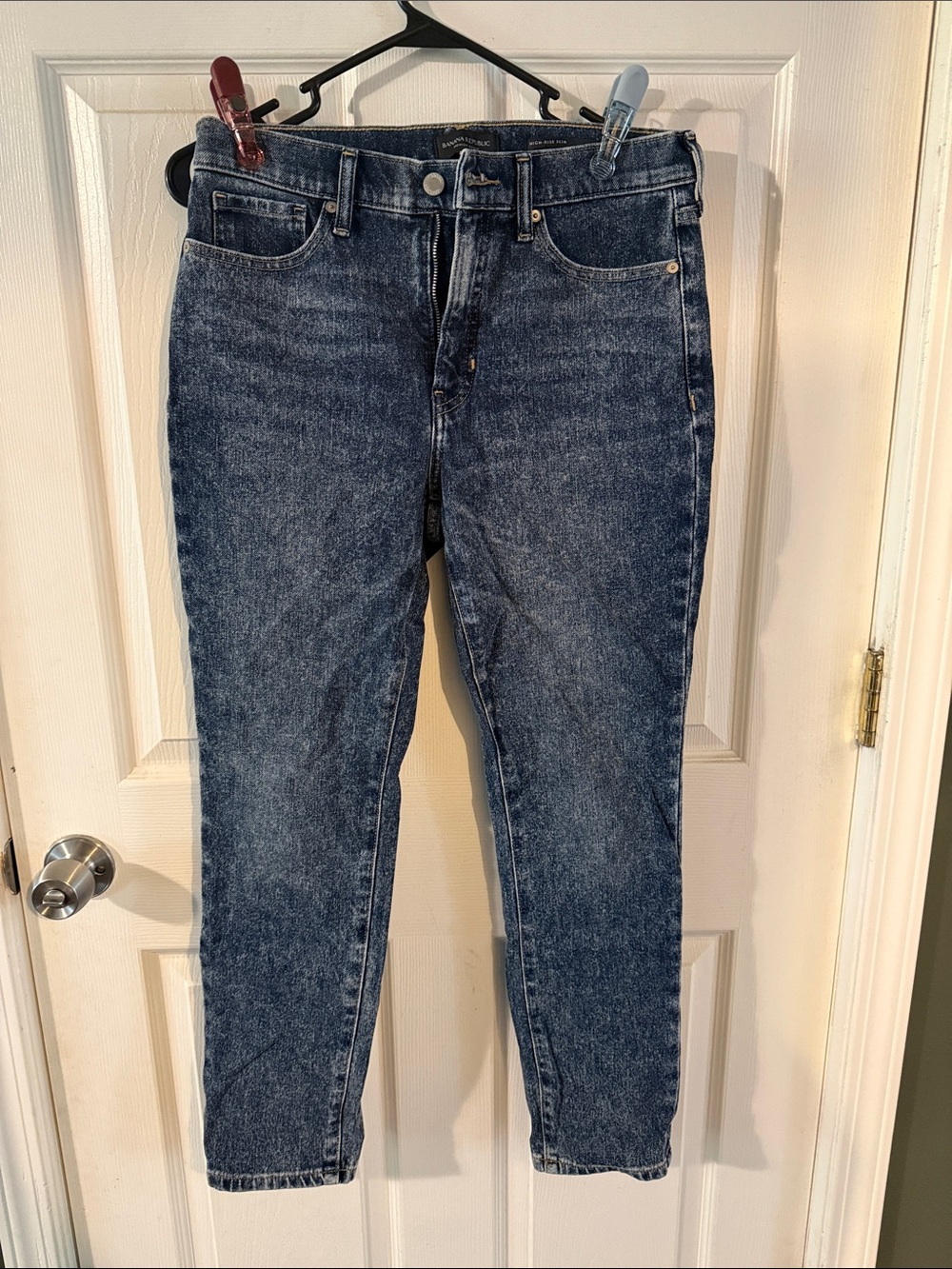Banana Republic Dark Blue High-Rise Jeans